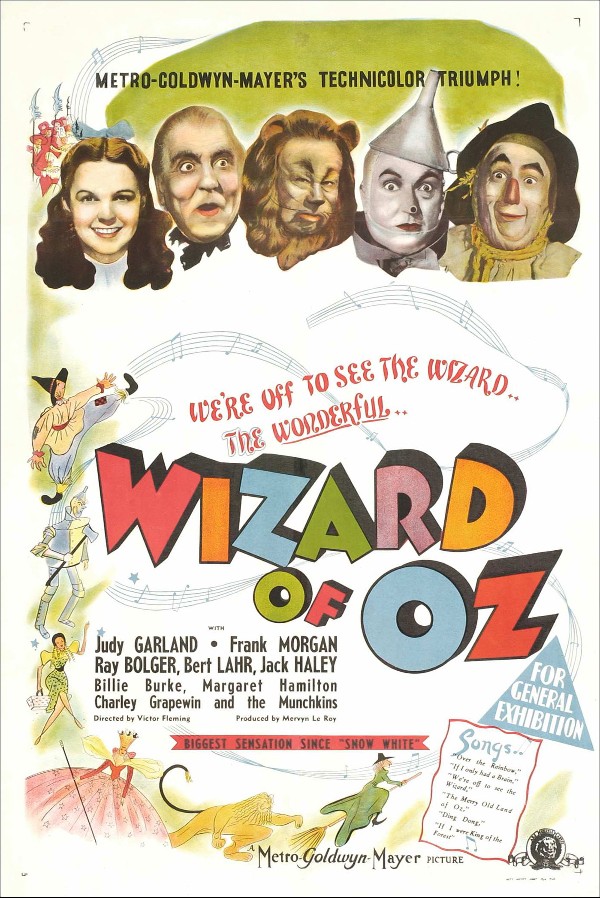Original Wizard of OZ Movie Poster